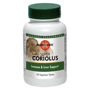 Super Coriolus 120 Tablets Mushroom Wisdom Supplement - Conners Clinic